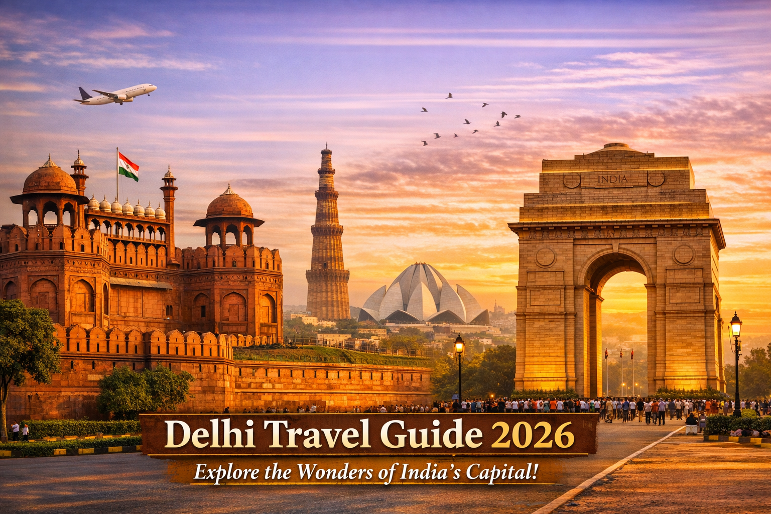 Delhi Travel Guide 2026 – Explore top places, food, shopping & travel tips. Book Delhi tour packages with TraveloChat for best deals.