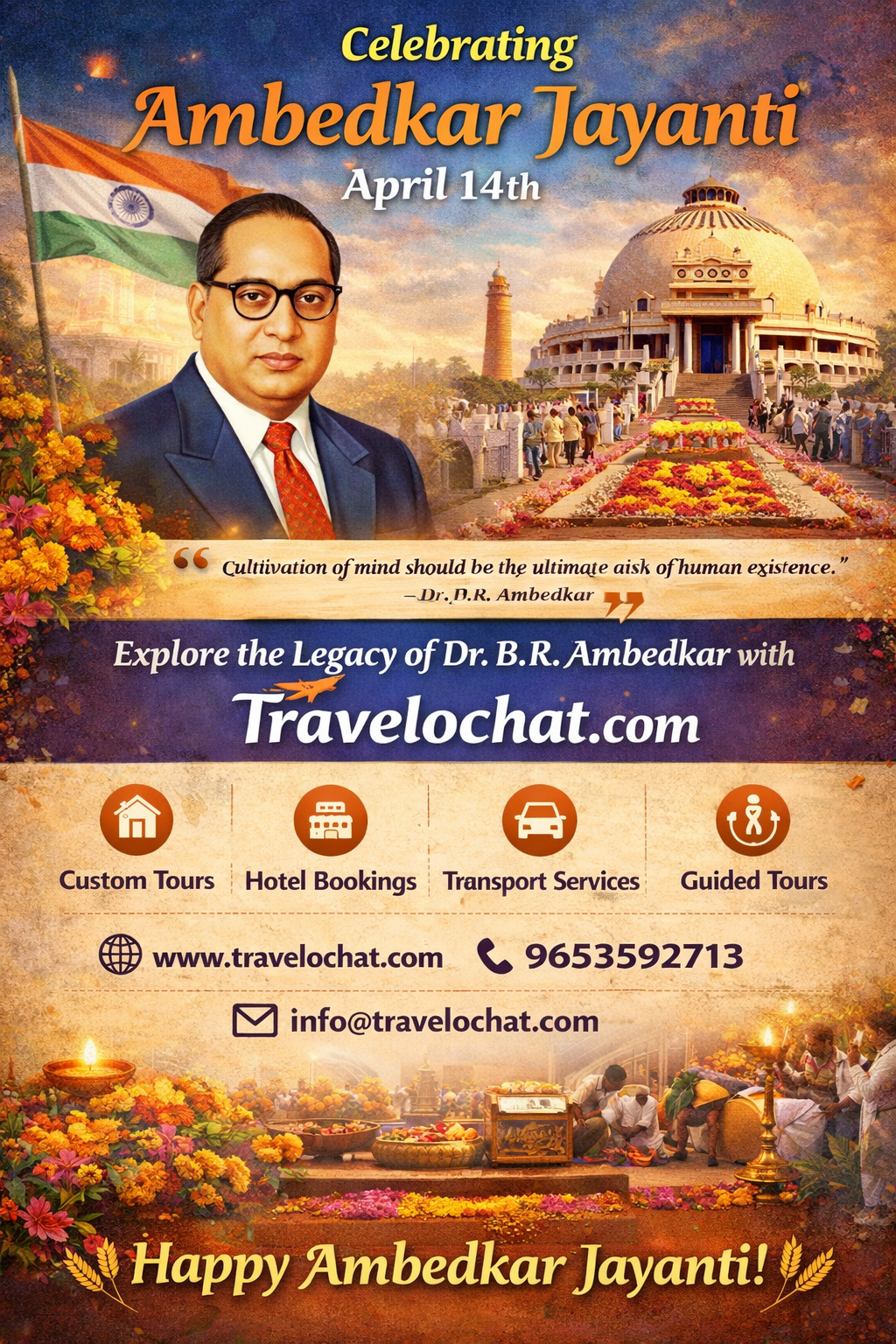 Cultivation of mind should be the ultimate aim of human existence.” – Dr. B.R. Ambedkar
