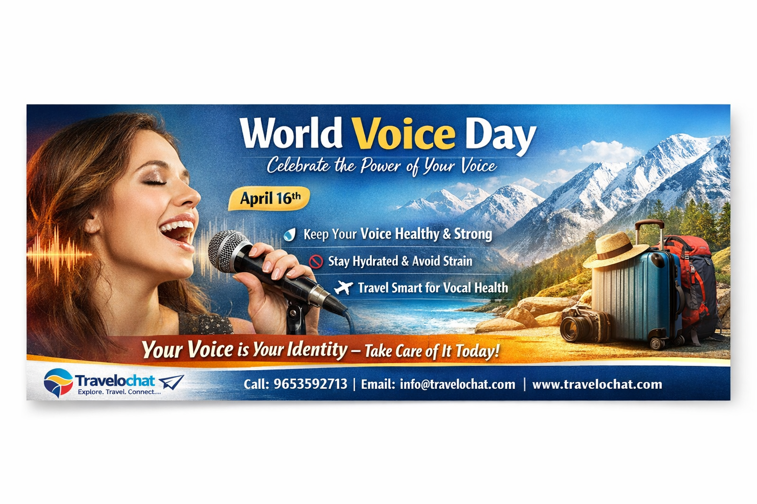 Your Voice is Your Identity – Take Care of It Today for a Better Tomorrow travelochat