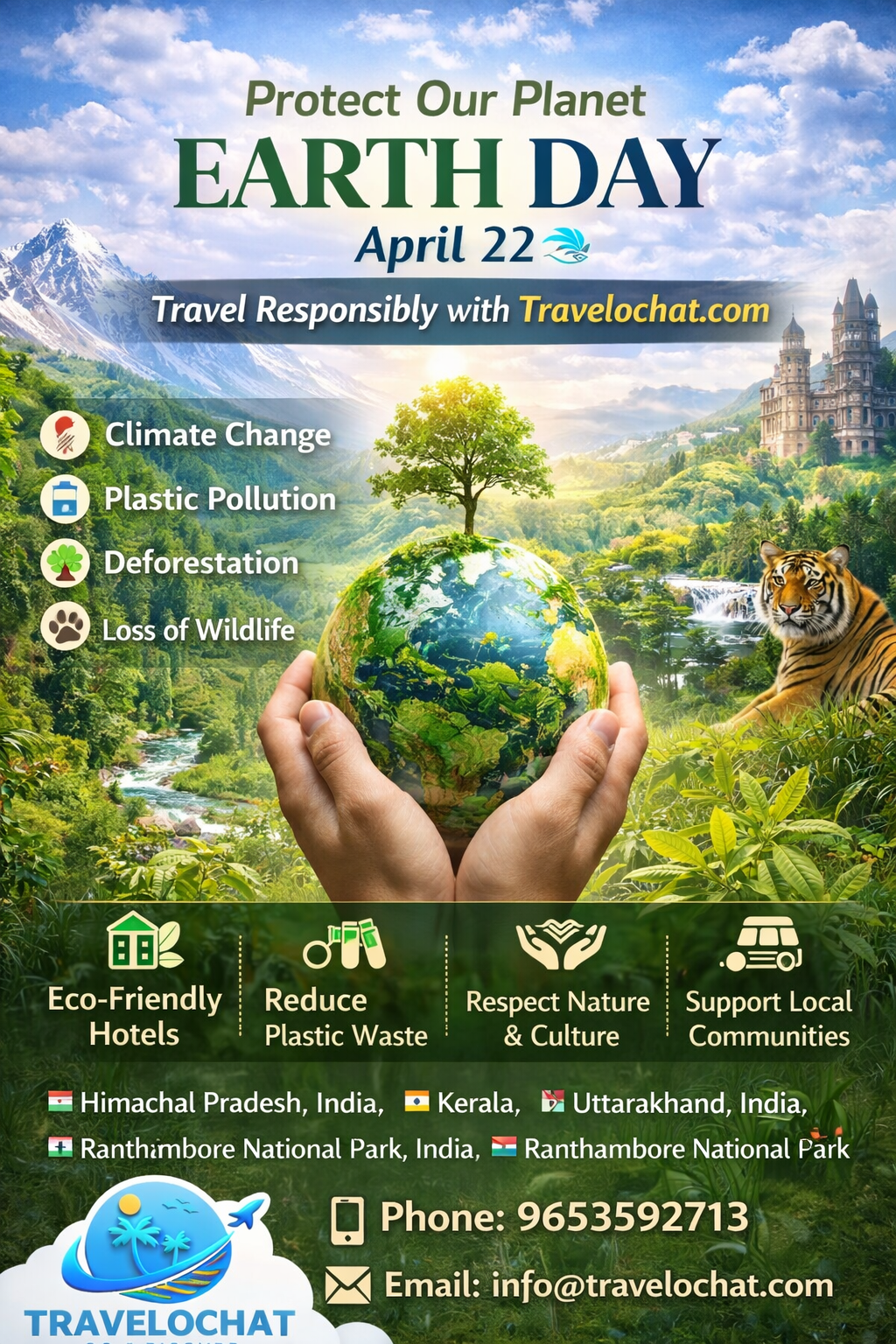 Let’s protect our planet while exploring its beauty. Travel responsibly with Travelochat.com and be a part of the change