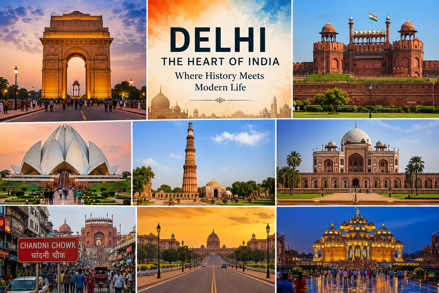 Experience the magic of Delhi with Travelochat where every trip becomes a story worth telling